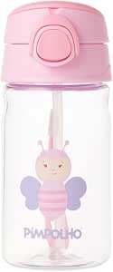 Garrafa Ccanudo Cristal Rosaabelha 370Ml Feminino Pimpolho Rosaabelha