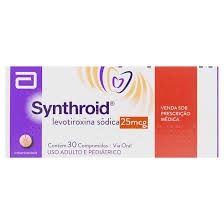 Synthroid 25 mcg 30 comprimidos