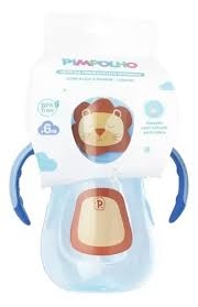 Copo Calca E Tampa 300Ml Unissex Pimpolho Azul