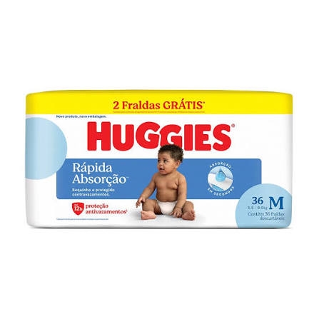 Frd Huggies Tripla Prot Meguinha M 36Un