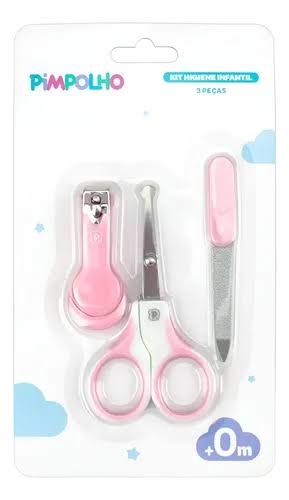 Kit Higiene 3 Pecas Fem Pimpolho Rosa