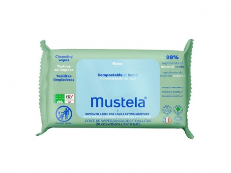 Toalha Umed Mustela Comp Sperf 60Un