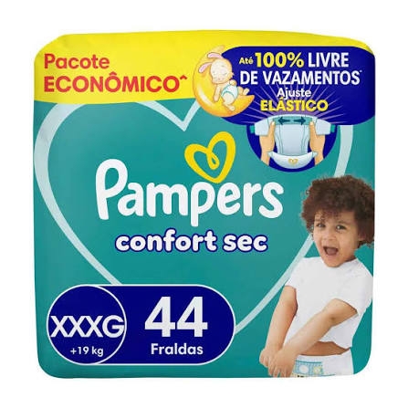 Fralda Confort Sec Super Xxxg Pr 44Un