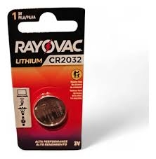 Pilha Rayovac Elet Cr2032 Cart 1Un