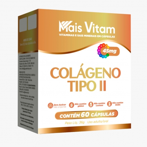 Mais Vitam Colageno Tipo Ii 60Cps