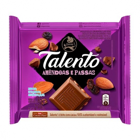 Talento Amendoa Pas 85G