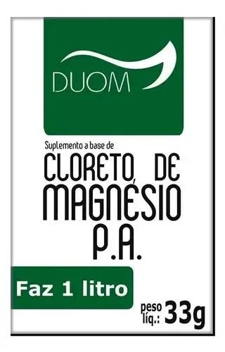 Cloreto De Magnesio Pa 1Un Duom