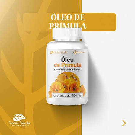 Oleo De Primula 500Mg 60Caps - Natus Verde