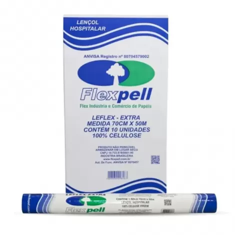 Papel Lencol Extra 70Cmx50mts Flexpell