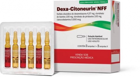 Dexa-Citoneurin Injetável 3 ampolas de 3ml