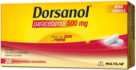 Dorsanol 500 mg com 20 comprimidos revestidos