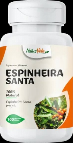Natus Verde Espinheira Santa 500Mg 60 Caps