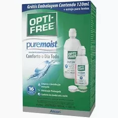 OPTI-FREE PURE  MOIST PROMOCIONAL 120ML + 300ML