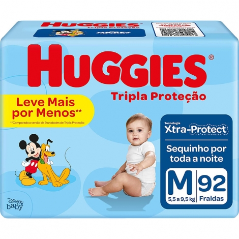 Frd Huggies Tripla Hiper M 92Un