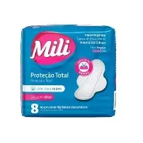 ABSORVENT MILI CONFORTO TOT ABAS FLUXO BAIXO SUAVE x 8