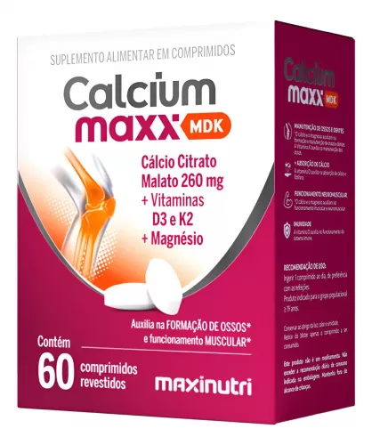 Calcium Maxx Mdk 260Mg 60Cap Maxinutri