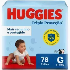 Frd Huggies Tripla Hiper G 78Un